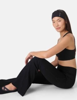 Sweaty Betty Ultimate Studio Flare Trousers 32" - Black -The Sports Edit sweaty betty ultimate studio flare trousers 32in black sb10008r 6