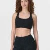 Sweaty Betty Ultimate Studio Racerback Bra - Black Panther Print -The Sports Edit sweaty betty ultimate studio racerback bra black panther print sb10034a 1