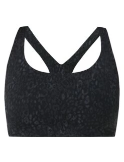Sweaty Betty Ultimate Studio Racerback Bra - Black Panther Print -The Sports Edit sweaty betty ultimate studio racerback bra black panther print sb10034a 7