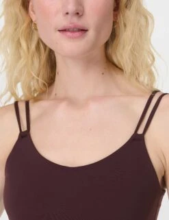 Sweaty Betty Ultimate Studio Strappy Vest - Sable Brown -The Sports Edit sweaty betty ultimate studio strappy vest sable brown sb9878 4