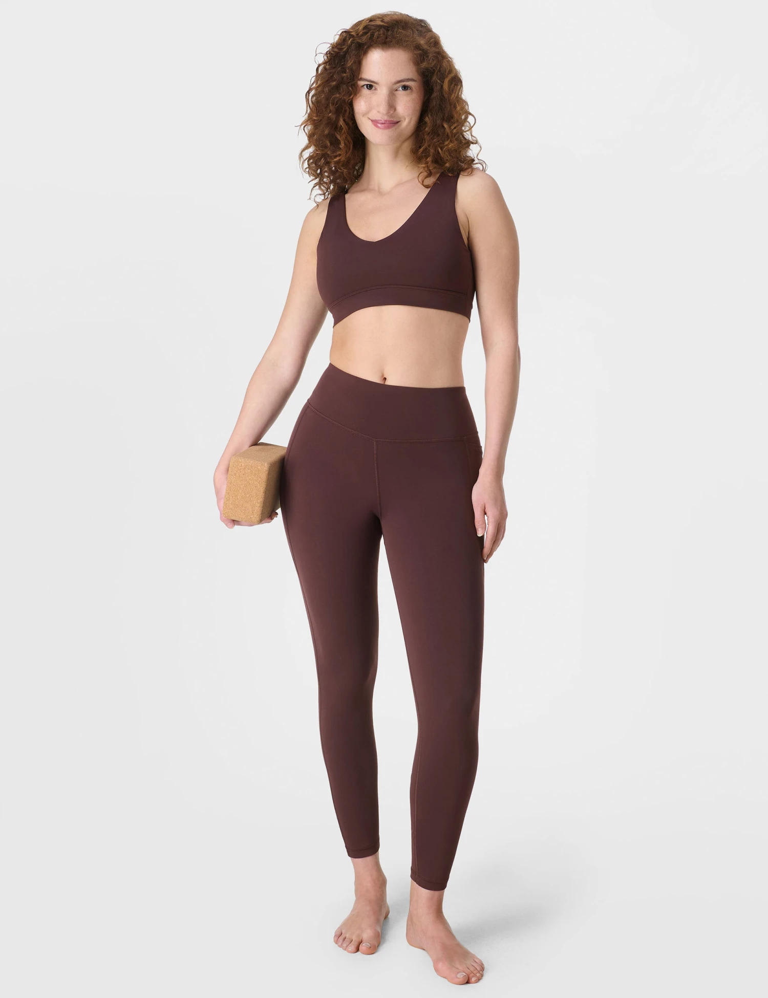 Sweaty Betty Ultimate Studio Voop Bra - Sable Brown 7 Sweaty Betty Ultimate Studio Voop Bra - Sable Brown - Image 5