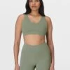 Sweaty Betty Ultimate Studio Voop Bra - Willow Green -The Sports Edit sweaty betty ultimate studio voop bra willow green sb10037 1