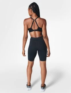 Sweaty Betty Ultra Running Bra - Black -The Sports Edit sweaty betty ultra running bra black sb308a 4