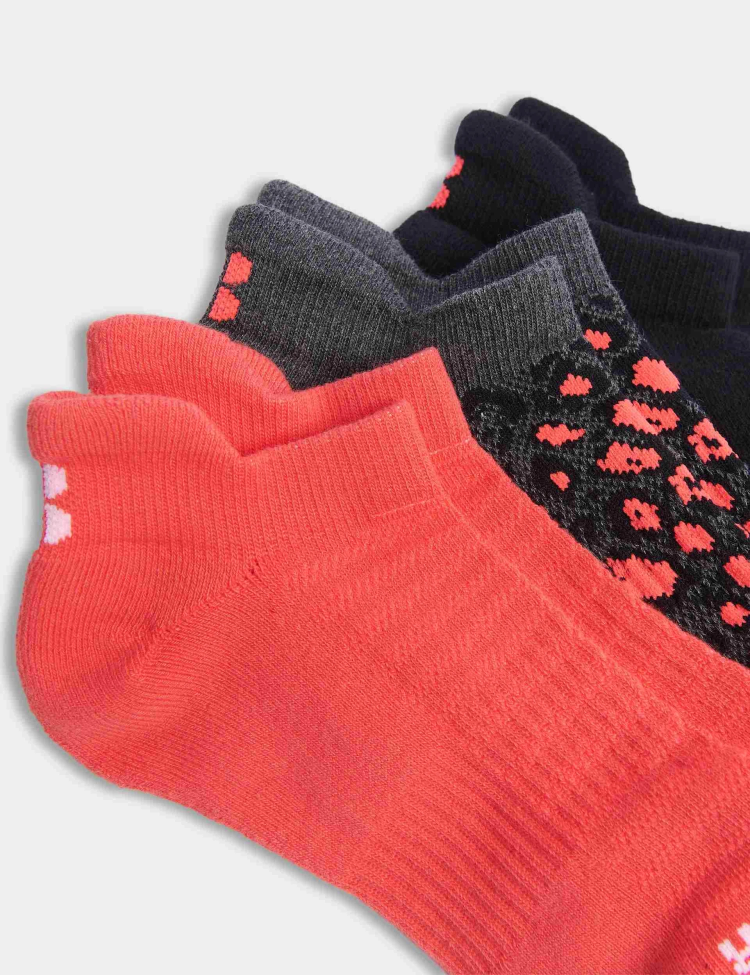 Sweaty Betty Workout Trainer Socks 3 Pack - Black Luxe Leopard Print 4 Sweaty Betty Workout Trainer Socks 3 Pack - Black Luxe Leopard Print - Image 2