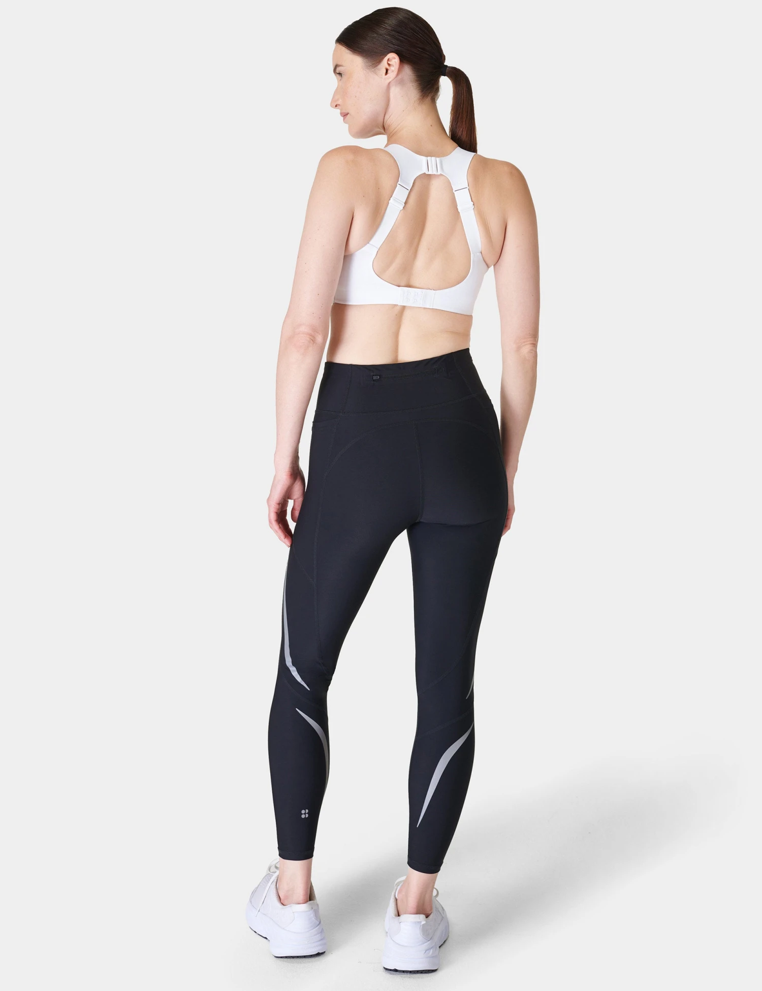 Sweaty Betty Zero Gravity 7/8 Illuminate Run Legging - Black 4 Sweaty Betty Zero Gravity 7/8 Illuminate Run Legging - Black - Image 2