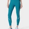 Sweaty Betty Zero Gravity 7/8 Illuminate Running Leggings - Reef Teal/Salt Blue Reflective -The Sports Edit sweaty betty zero gravity 7 8 illuminate running leggings reef teal salt blue reflective sb9103 1
