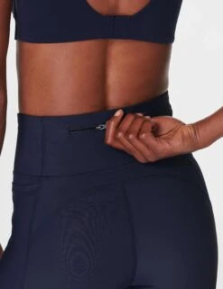 Sweaty Betty Zero Gravity 7/8 Illuminate Running Tight - Navy Blue -The Sports Edit sweaty betty zero gravity 7 8 illuminate running tight navy blue sb910378 4274 6