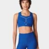Sweaty Betty Zero Gravity Running Bra - Lightning Blue 1 Sweaty Betty Zero Gravity Running Bra - Lightning Blue -The Sports Edit sweaty betty zero gravity running bra lightning blue sb8146 1