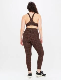 Leo 25" Midi Pant - Leopard -The Sports Edit the upside leo 25in midi pant leopard USW223005 2