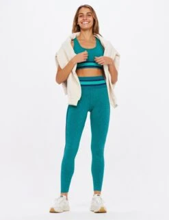 Marle Seamless Sandy Bra - Emerald -The Sports Edit the upside marle seamless sandy bra emerald USW123008 6