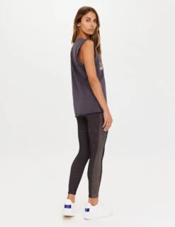 Muscle Tank - Washed Black -The Sports Edit the upside muscle tank washed black USW323125 3