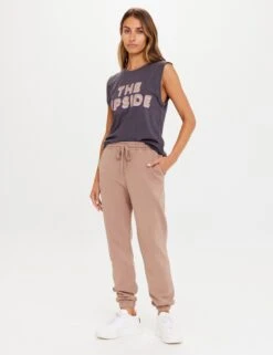 Muscle Tank - Washed Black -The Sports Edit the upside muscle tank washed black USW323125 8