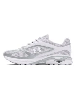 Under Armour Apparition Shoes - White/Metallic Silver/Halo Gray 9 Under Armour Apparition Shoes - White/Metallic Silver/Halo Gray -The Sports Edit under armour apparition shoes white silver gray 3027595 111 3