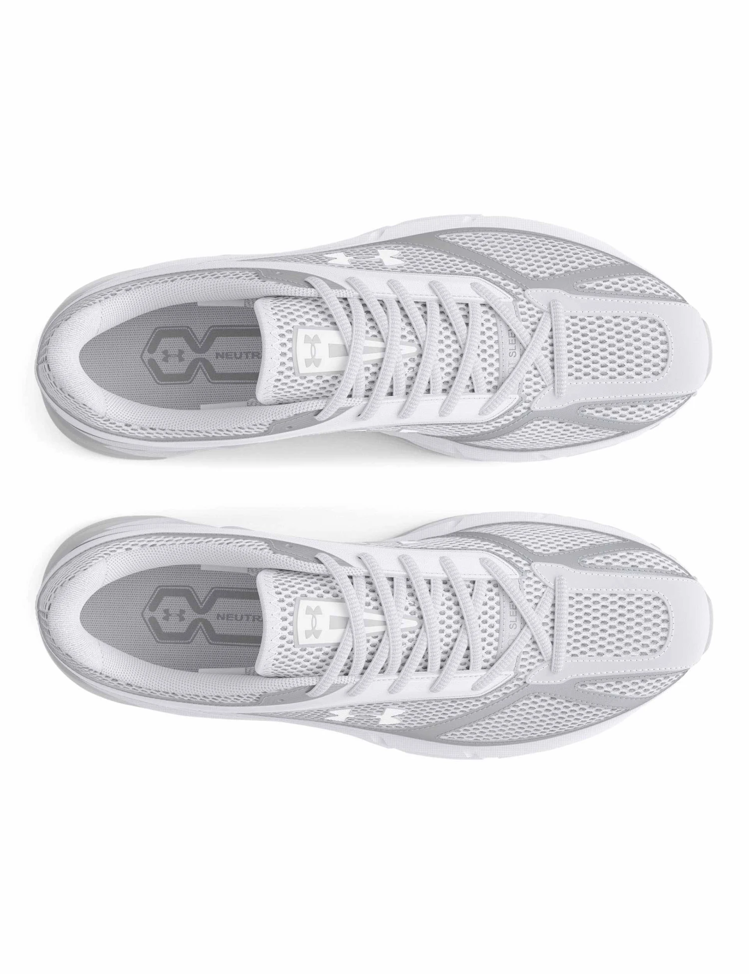 Under Armour Apparition Shoes - White/Metallic Silver/Halo Gray 6 Under Armour Apparition Shoes - White/Metallic Silver/Halo Gray - Image 4