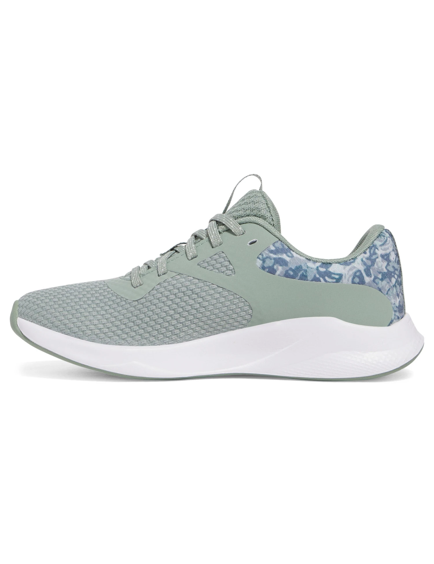 Under Armour Charged Aurora 2 + Training Shoes - Silica Green/White/Metallic Silica 5 Under Armour Charged Aurora 2 + Training Shoes - Silica Green/White/Metallic Silica - Image 3