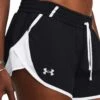 Under Armour Fly-By 3" Shorts - Black/White -The Sports Edit under armour fly by 3in shorts black white 1382438 002 3