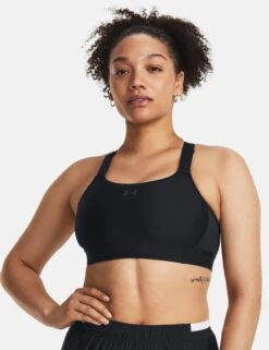 Under Armour HeatGear Armour High Sports Bra - Black/Jet Grey 11 Under Armour HeatGear Armour High Sports Bra - Black/Jet Grey -The Sports Edit under armour heatgear armour high bra black grey 1379195 001 2