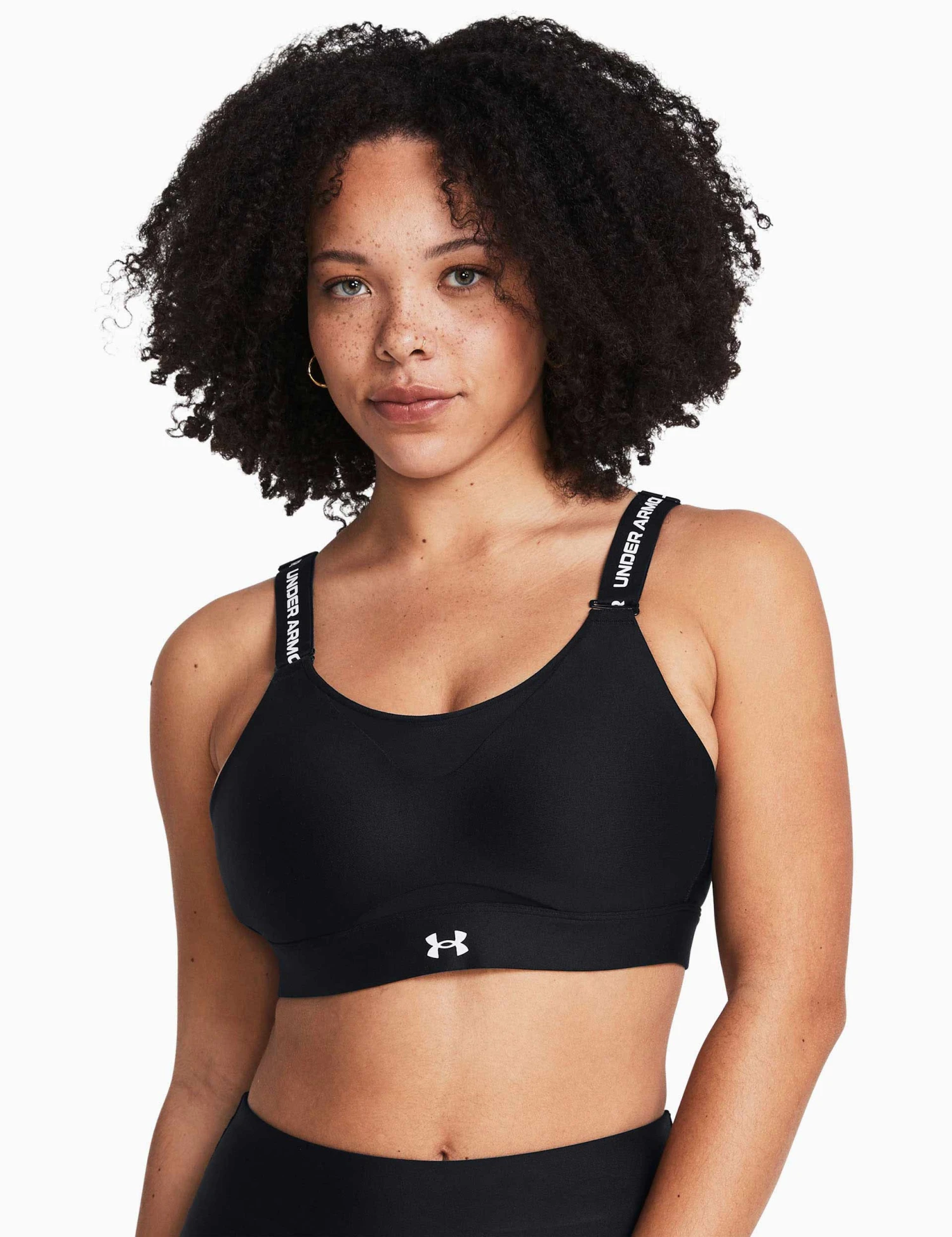 Under Armour Infinity 2.0 High Sports Bra - Black/White 3 Under Armour Infinity 2.0 High Sports Bra - Black/White