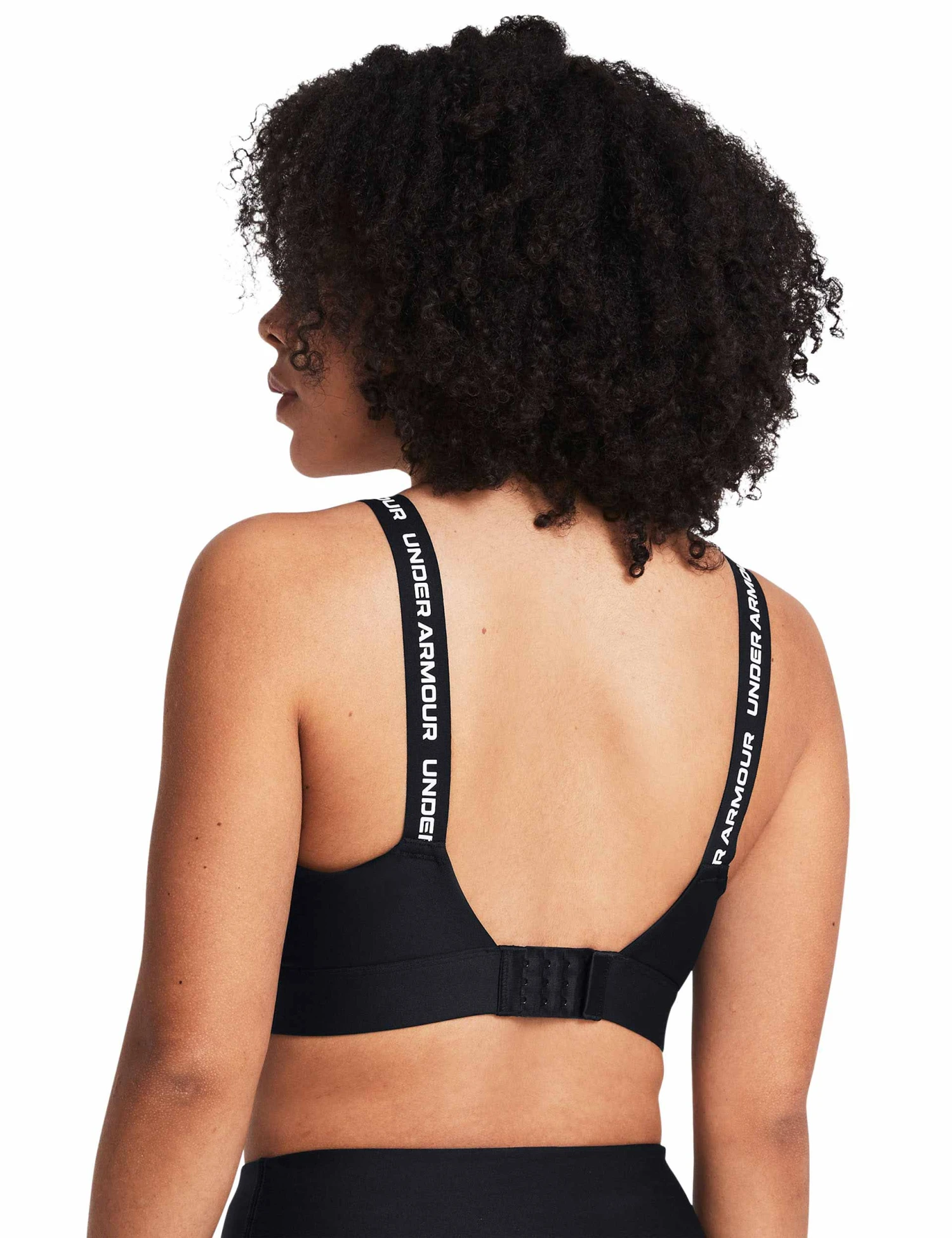 Under Armour Infinity 2.0 High Sports Bra - Black/White 4 Under Armour Infinity 2.0 High Sports Bra - Black/White - Image 2