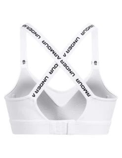 Under Armour Infinity 2.0 High Sports Bra - White -The Sports Edit under armour infinity high 2 bra white 1384112 001 2
