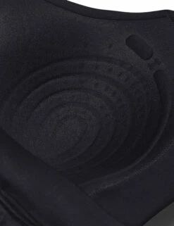 Under Armour Infinity High Zip Bra - Black/White -The Sports Edit under armour infinity high zip bra black white 1373860 001 2