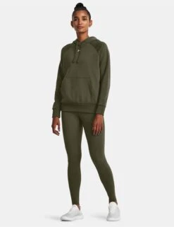 Under Armour Motion Full-Length Leggings - Marine OD Green/Grove Green -The Sports Edit under armour motion full length leggings marine od green grove green 1361109 390 5