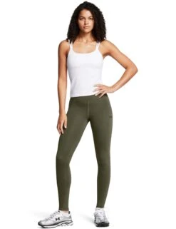 Under Armour Motion Leggings - Marine OD Green/Black 9 Under Armour Motion Leggings - Marine OD Green/Black -The Sports Edit under armour motion leggings green black 1388649 390 2