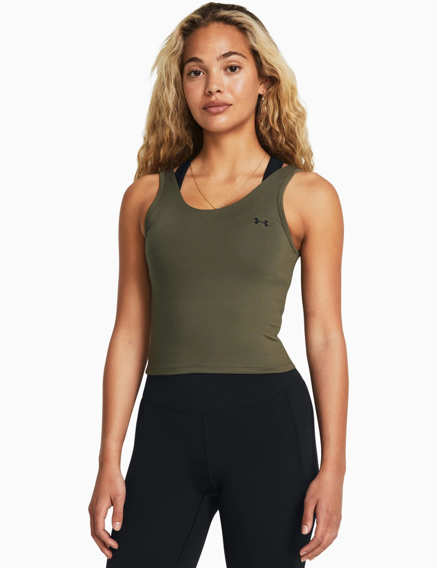 Under Armour Motion Tank - Marine OD Green/Black 3 Under Armour Motion Tank - Marine OD Green/Black