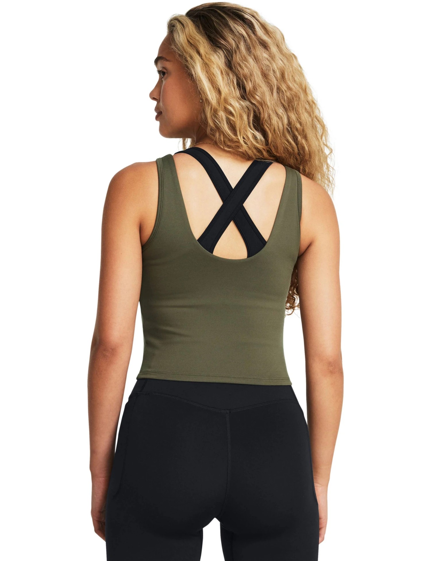 Under Armour Motion Tank - Marine OD Green/Black 4 Under Armour Motion Tank - Marine OD Green/Black - Image 2