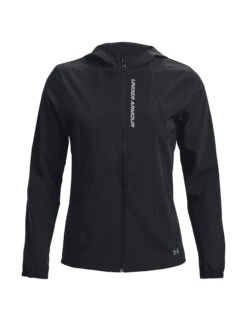 Under Armour OutRun The Storm Jacket - Black/Reflective -The Sports Edit under armour outrun the storm jacket black reflective 1377043 002 7
