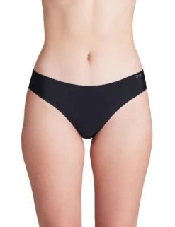Under Armour Pure Stretch 3-Pack No Show Bikini - Black/Steel