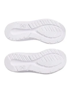 Under Armour Pursuit 4 Running Shoes - White/Metallic Silver 9 Under Armour Pursuit 4 Running Shoes - White/Metallic Silver -The Sports Edit under armour pursuit 4 running shoes white silver 3028261 101 5