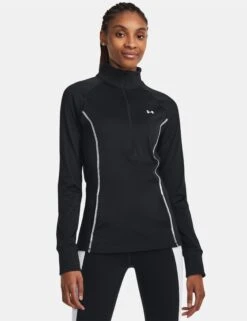 Under Armour Train Cold Weather 1/2 Zip - Black/White