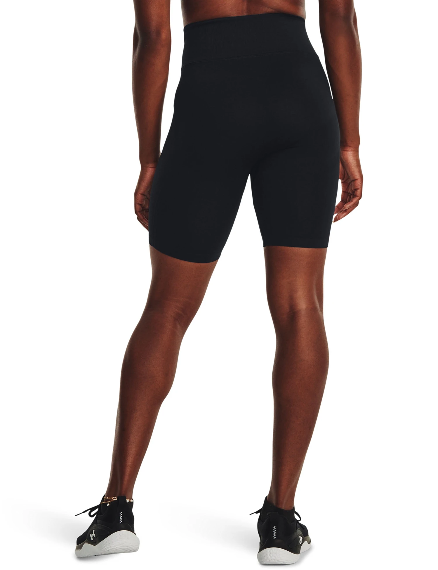 Under Armour Train Seamless Shorts - Black/White 4 Under Armour Train Seamless Shorts - Black/White - Image 2