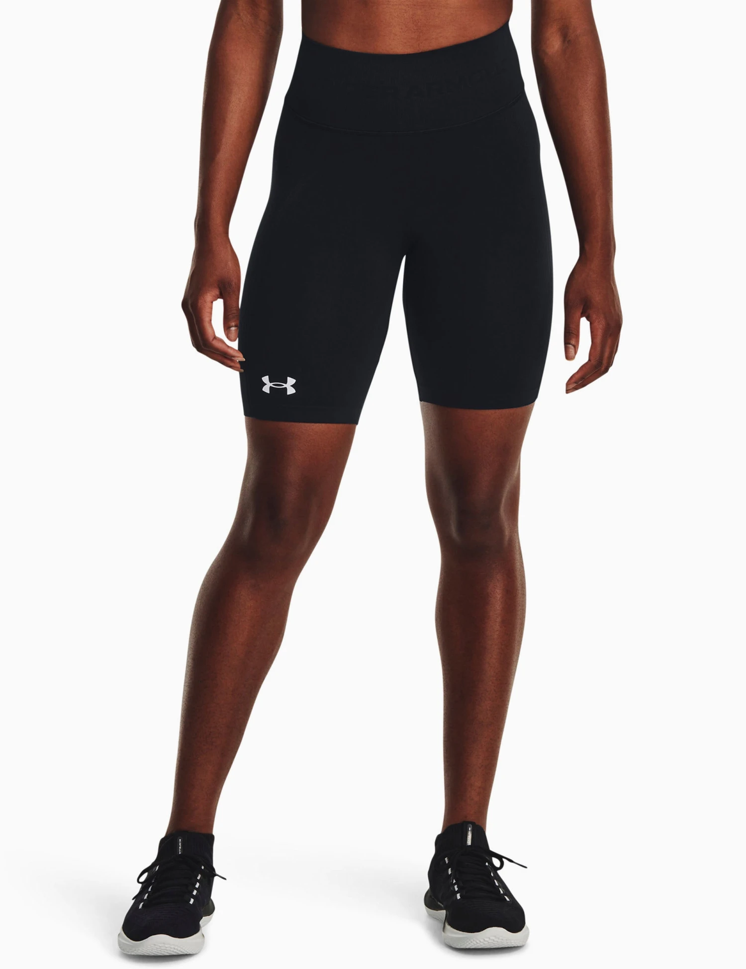 Under Armour Train Seamless Shorts - Black/White 3 Under Armour Train Seamless Shorts - Black/White