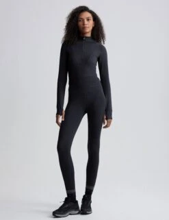 Varley Always Warm Base Layer Legging 27.5" - Black Marl -The Sports Edit varley always warm base layer legging black marl var01677 6