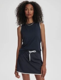 Varley Archer Mid Rise Skort 13.5" - Blue Nights