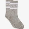 Varley Astley Active Sock - Cement/Snow White -The Sports Edit varley astley active sock cement snow white VAR01356 1