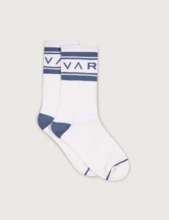 Varley Astley Active Sock - White/Ash Blue