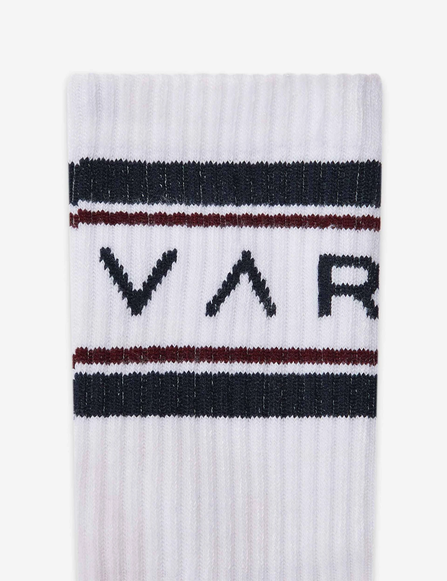 Varley Astley Active Sock - White/Blue Nights/Port 4 Varley Astley Active Sock - White/Blue Nights/Port - Image 2