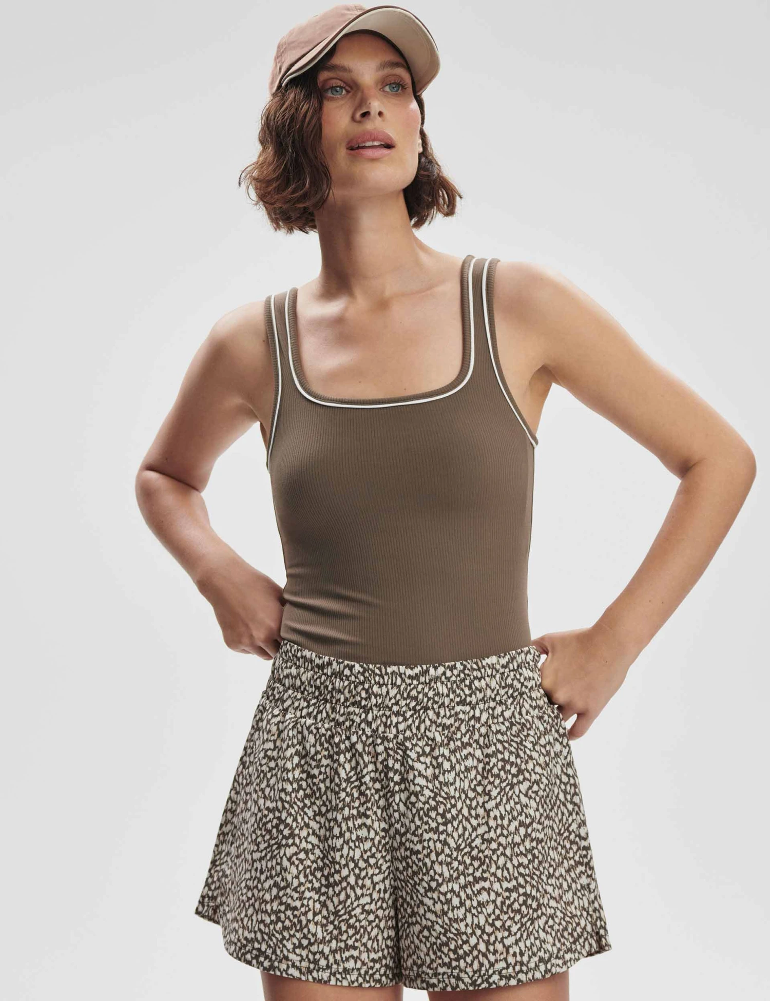 Varley Barney Piped Tank - Chocolate Chip 4 Varley Barney Piped Tank - Chocolate Chip - Image 2