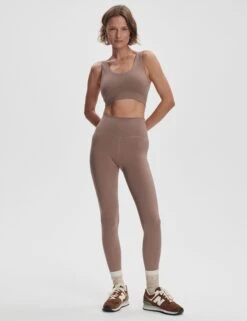 Varley FreeSoft High Waisted Legging 27 - Deep Taupe 12 Varley FreeSoft High Waisted Legging 27 - Deep Taupe -The Sports Edit varley freesoft hw legging 27 deep taupe var02037 7