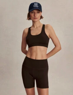 Varley FreeSoft High Waisted Short 5" - Coffee Bean -The Sports Edit varley freesoft hw short 5in coffee bean var03144 3