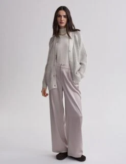 Varley Jude Plated Cardigan - Birch -The Sports Edit varley jude plated cardigan birch var02384 5