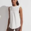 Varley Morro Tank - Egret -The Sports Edit varley morro tank egret 1