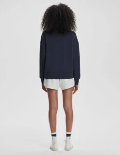 Varley Rasco Namesake Sweat - Navy/White -The Sports Edit varley rasco namesake sweat navy white var02476 2