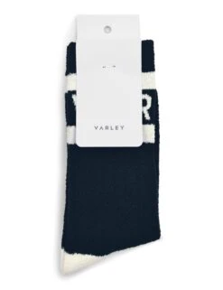 Varley Spencer Sock - Black/Egret -The Sports Edit varley spencer sock black egret VAR01135 2