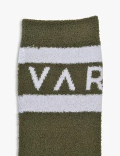 Varley Spencer Sock - Dark Olive/Egret -The Sports Edit varley spencer sock dark olive egret 2