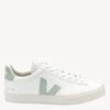 Veja Campo Leather - White Matcha -The Sports Edit veja campo leather trainers white matcha CP052485 1