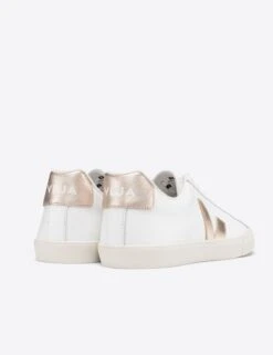 Veja Esplar Leather - White Platine 9 Veja Esplar Leather - White Platine -The Sports Edit veja esplar leather trainers white platine VEJA EO022490 3
